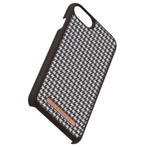 Materiałowe etui iPhone SE 2020 8 7 (Dark Brown Pattern 2) na Arena.pl