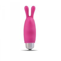 mini wibrator silikonowy z kuleczką toyz4lovers wodoodporny