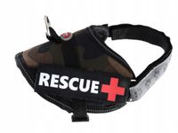 Szelki dla psa odblaskowe elementy moro XS RESCUE