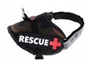 Szelki dla psa odblaskowe elementy moro XS RESCUE