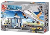 KLOCKI SLUBAN Lotnisko 678 elem. kompatybilne z LEGO