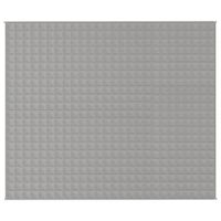 Koc obciążeniowy, szary, 220x260 cm, 15 kg, tkanina