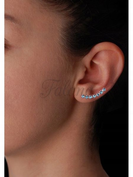 NAUSZNICE BŁĘKITNE GWIAZDY GWIAZDKI kn170 - 0,9 zdjęcie 2