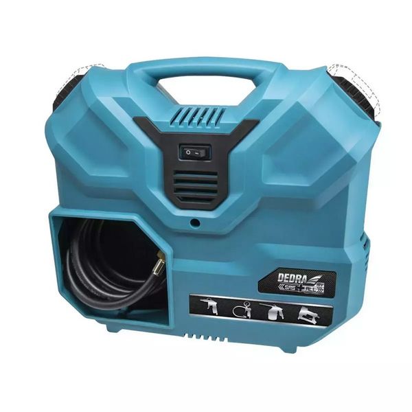 KOMPRESOR AKUMULATOROWY 2*18V SAS+ALL - DED7076V zdjęcie 1