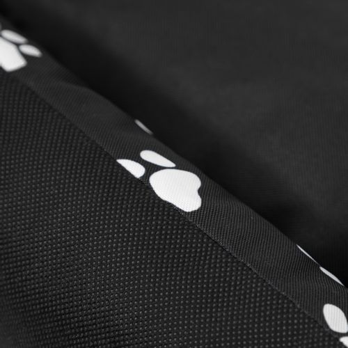 Legowisko dla psa "Puffy", kolor czarny w łapki, rozmiar M na Arena.pl