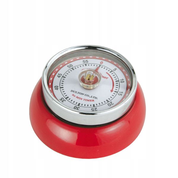 Timer mechaniczny ZASSENHAUS czerwony zdjęcie 1