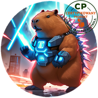 Opłatek waflowy na tort - Kapibara