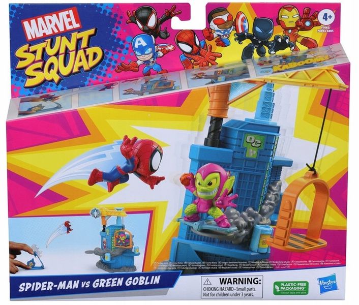 MARVEL STUNT SQUAD Spider-man i Green Goblin F7062 zdjęcie 1