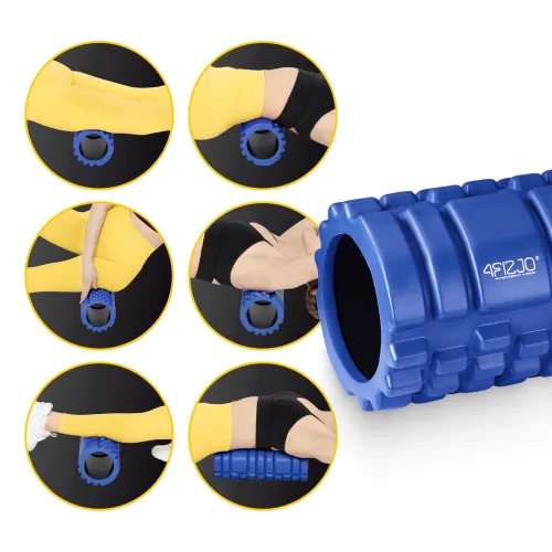 roller z wypustkami EVA 33 cm - niebieski na Arena.pl