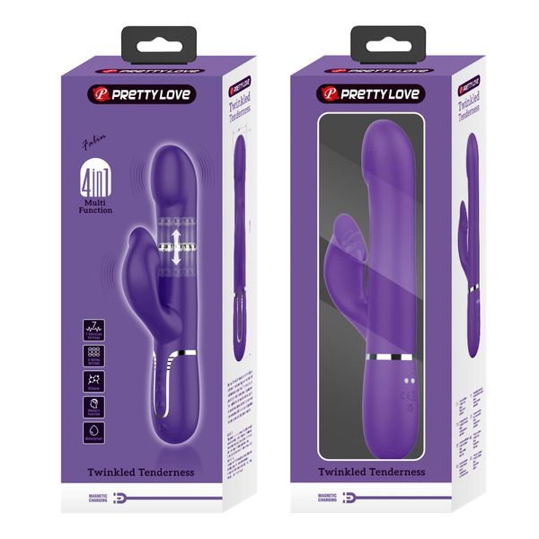 Pretty Love - Falin Dark Purple, 7 Vibration Functions 4 Rolling Functions zdjęcie 12