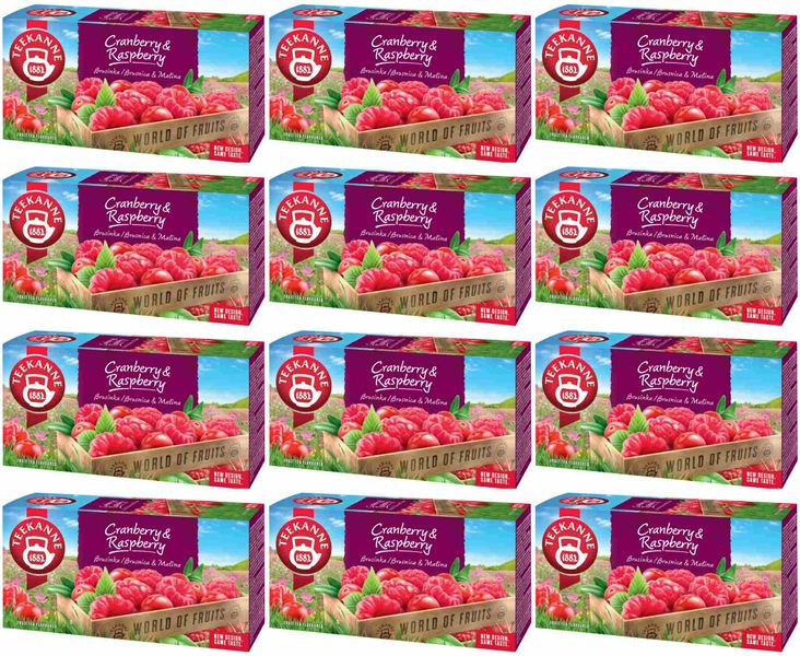 (x12) TEEKANNE 20tb Cranberry Raspberry zdjęcie 1