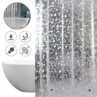 ZASŁONA PRYSZNICOWA, ODPORNA NA PLEŚŃ, WODOSZCZELNA, DO PRYSZNICA I WANNY