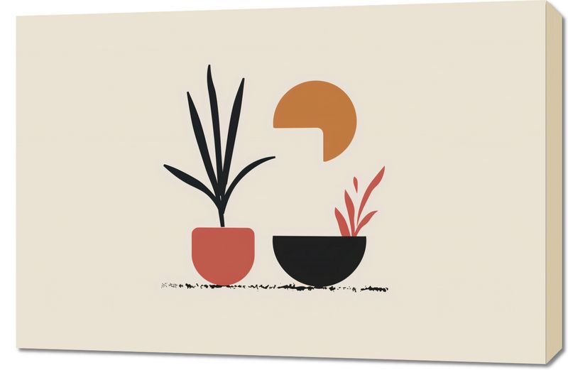 Obraz 90x60cm Domowy Ogród zdjęcie 1