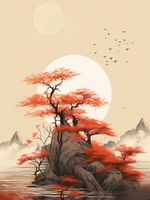 Plakat 75x100cm Szepty Wiatru