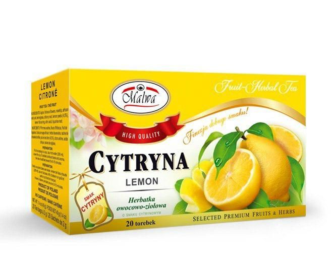 MALWA HERBATA OWOCOWA 20TB CYTRYNOWA 2G zdjęcie 1