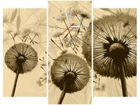 90CM 70 ZEGAR 3 ELEM DMUCHAWCE KREMOWYM TLE SCIENNY DRUK