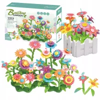 Klocki Zestaw do budowy ogrodu 141el 156