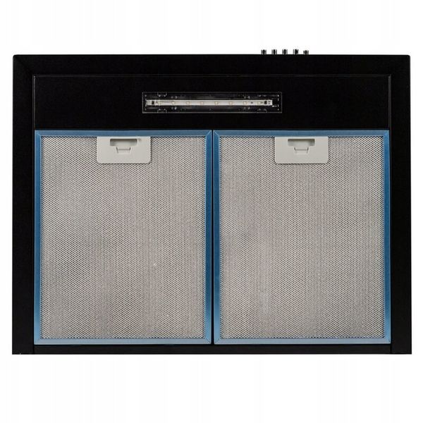 OKAP KUCHENNY KOMINOWY ŚCIENNY 60CM CZARNY LED zdjęcie 14