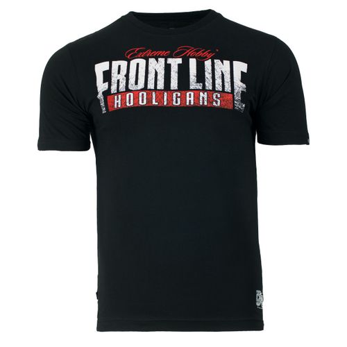 T-shirt "FRONTLINE" czerwony CZARNY L na Arena.pl