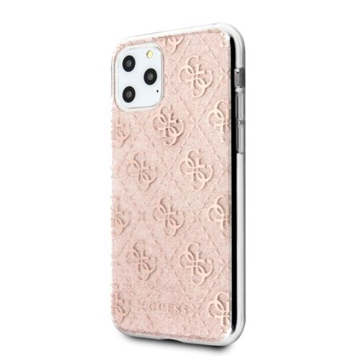 Guess 4G Glitter - Etui do iPhone 11 Pro Max (Pink) na Arena.pl