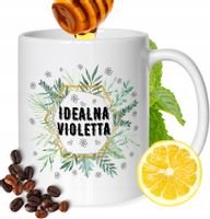 Kubek Dla Violetty Koleżanki Przyjaciółki Żony Prezent Biały 330Ml