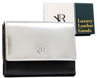 portfel damski sk. rv-3412-sla-4903 silver-black