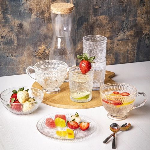 Talerzyki deserowe Talerze do ciasta Altom Design Daisy 17 cm Zestaw 6 szt na Arena.pl