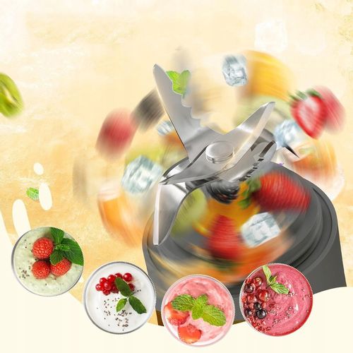 BEZPRZEWODOWY PRZENOŚNY BLENDER TURYSTYCZNY 600ML do Smoothie do Koktajli na Arena.pl