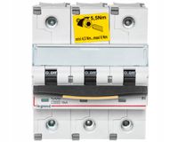 2 x 2 x WYŁĄCZNIK NADPRĄDOWY S313 C80A DX3 LEGRAND 409280