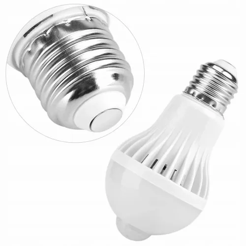 Żarówka LED E27 5W z czujnikiem ruchu i zmierzch na Arena.pl