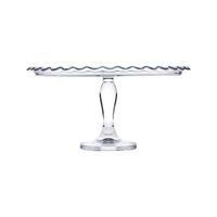 PATERA SZKLANA NA TORT NA NODZE PASABAHCE PATISSERIE MAXI 37 CM