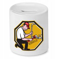 Skarbonka Dla Hydraulika Najlepszy Hydraulik Z Nadrukiem Ze Zdjęciem