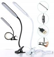 LAMPKA BIURKOWA LED BIUROWA SZKOLNA USB KLIPS