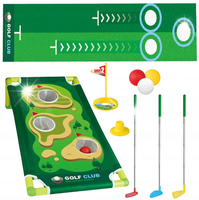 ZESTAW DO GRY W MINI GOLFA GRA ZRĘCZNOŚCIOWA DLA DZIECI TRAF DO CELU GOLF