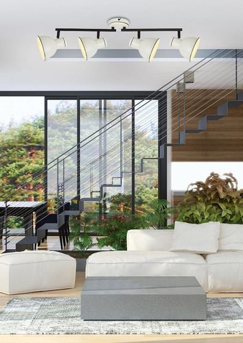 Zumba listwa 4x40W E14 biały+czarny na Arena.pl