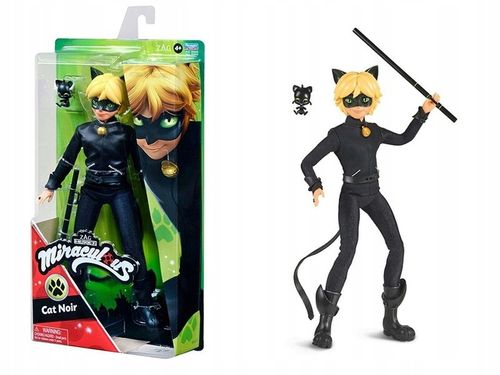 MIRACULOUS: Biedronka i Czarny Kot, Lalka Czarny Kot 50002 na Arena.pl