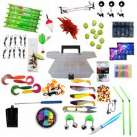 PREZENT NA ŚWIĘTA SKRZYNKA WĘDKARSKA 620 AKCESORIA PRZYNĘT KOMPLET