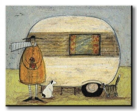 Sam Toft Home From Home - Obraz na płótnie 50x40 cm na Arena.pl