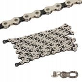 Łańcuch 11s KMC X11 srebrno/czarny 120og. spinka