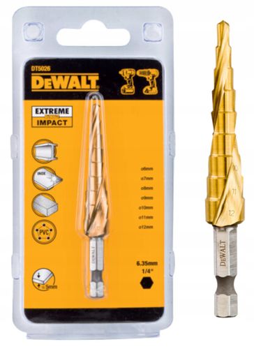 DEWALT WIERTŁO STOPNIOWE 4-12mm na Arena.pl