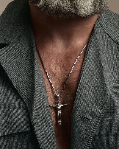 Srebrny krzyż CRUCIFIXION of JESUS CHRIST na Arena.pl