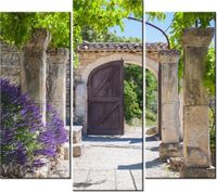 90 80CM OBRAZ T3 ELEM STARE OPACTWO ST HILAIRE DRUK ŚCIENNY