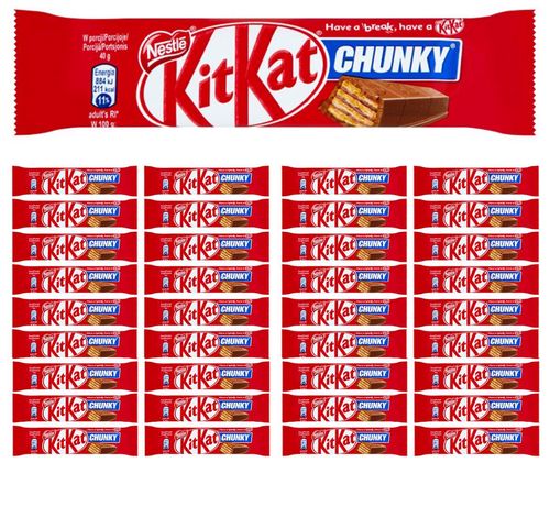KitKat Chunky Paluszek waflowy w mlecznej czekoladzie 40 g na Arena.pl