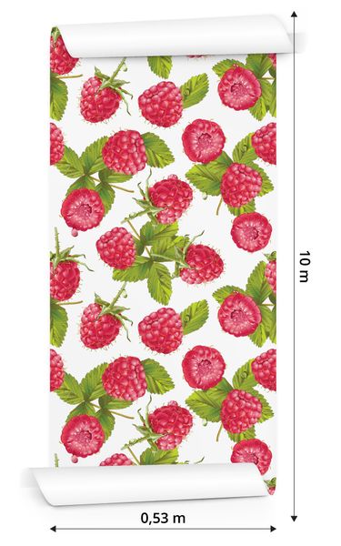 Tapeta Do Kuchni - Soczyste Maliny zdjęcie 3