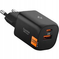 Ładowarka sieciowa Spigen Essential EE352EU 35W USB-C/USB-A czarny
