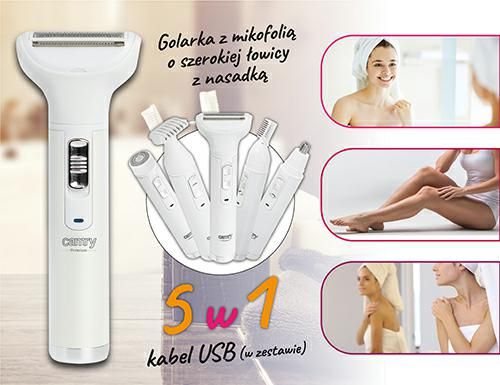 Zestaw golarek Camry CR 2935 z trymerem 5w1 na Arena.pl