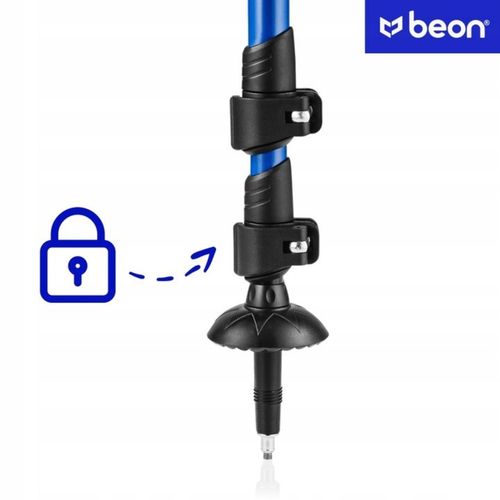 KIJE TREKKINGOWE KIJKI NORDIC WALKING BEON SKŁADANE REGULOWANE W GÓRY na Arena.pl