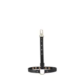 bijoux indiscrets maze shorts garter black - regulowane podwiązki