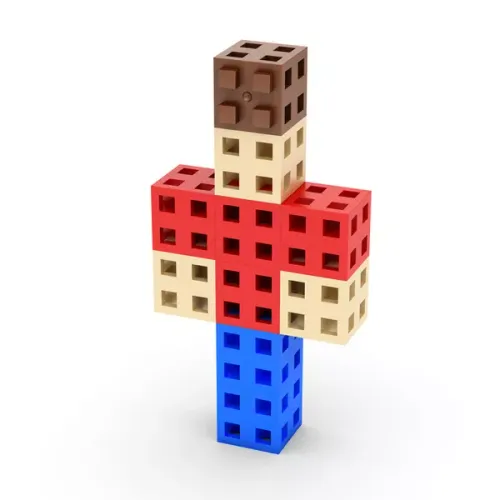 klocki konstrukcyjne Cube 50 szt. na Arena.pl