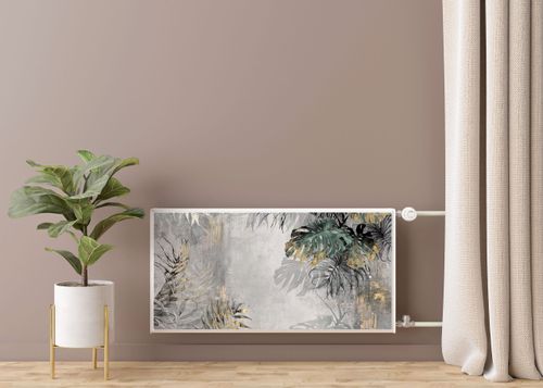 Mata MAGNETYCZNA Grzejnika Tropikalne Liście Rośliny 80cm x 60cm na Arena.pl